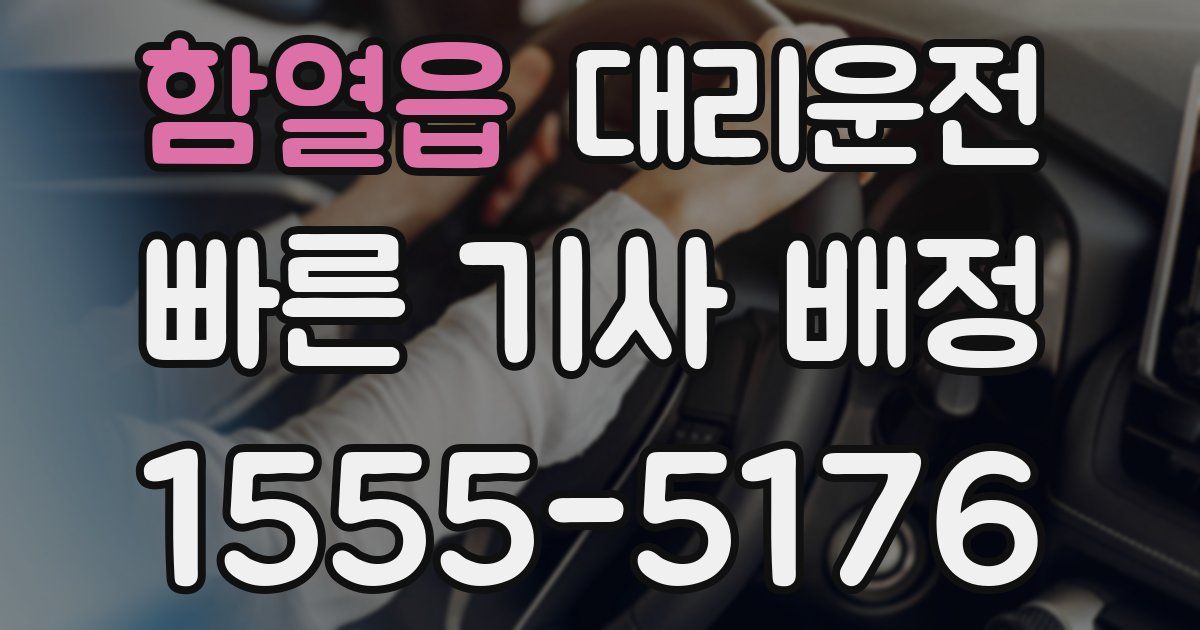 일일대리기사