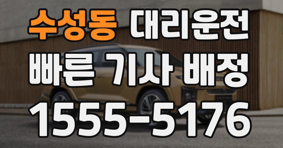 일일대리기사