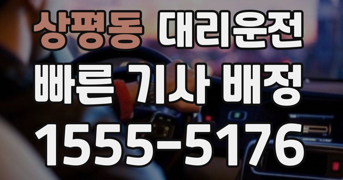 일일대리기사