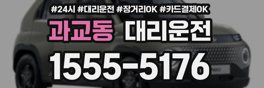 과교동 대리운전