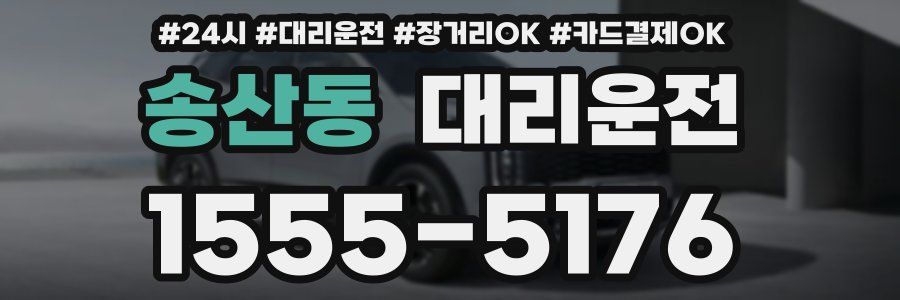 송산동 대리운전
