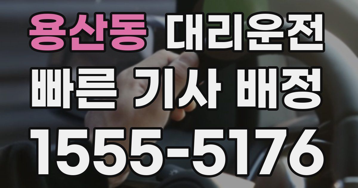 일일대리기사