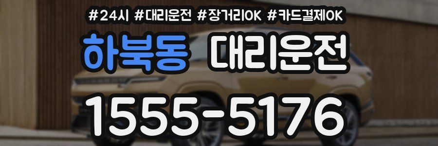 하북동 대리운전