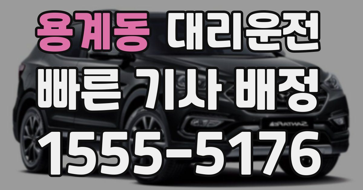 일일대리기사