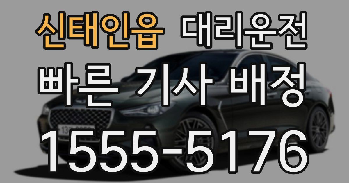 일일대리기사
