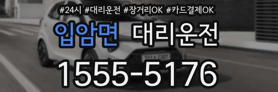 입암면 대리운전