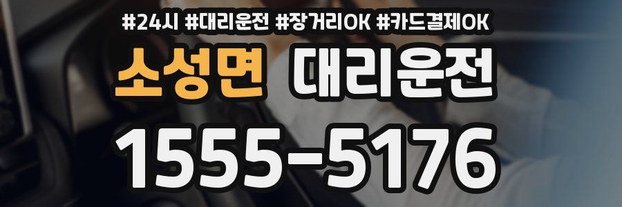 소성면 대리운전