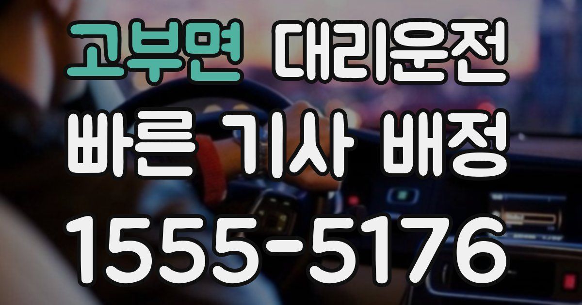 일일대리기사