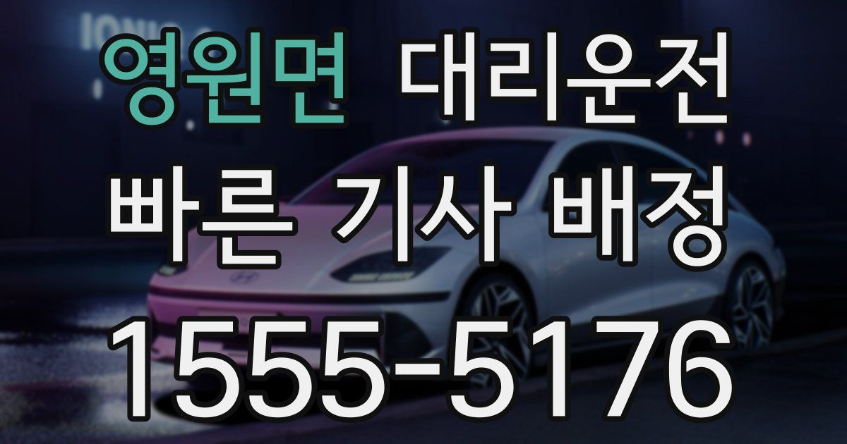 일일대리기사