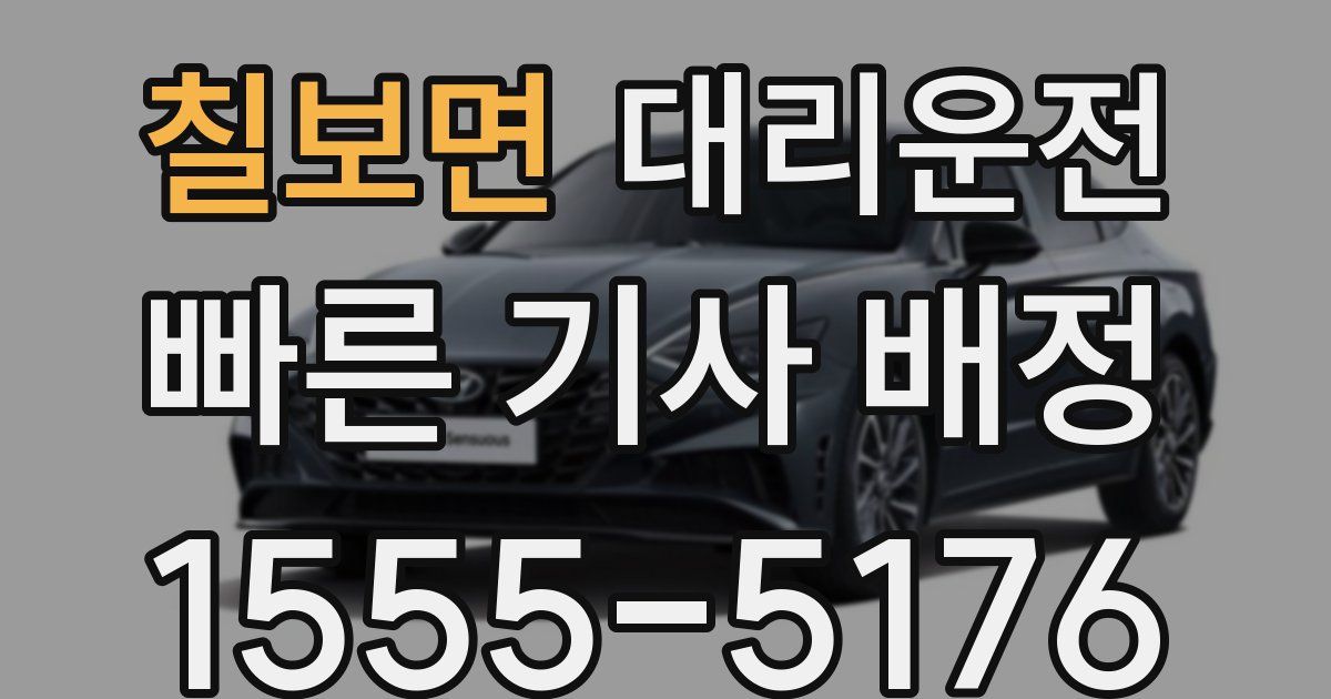 일일대리기사