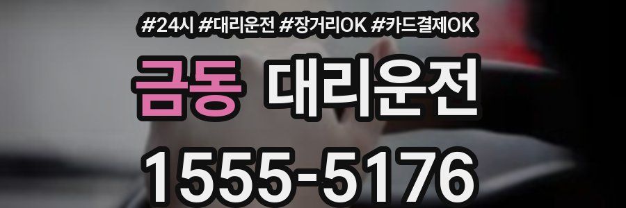 금동 대리운전