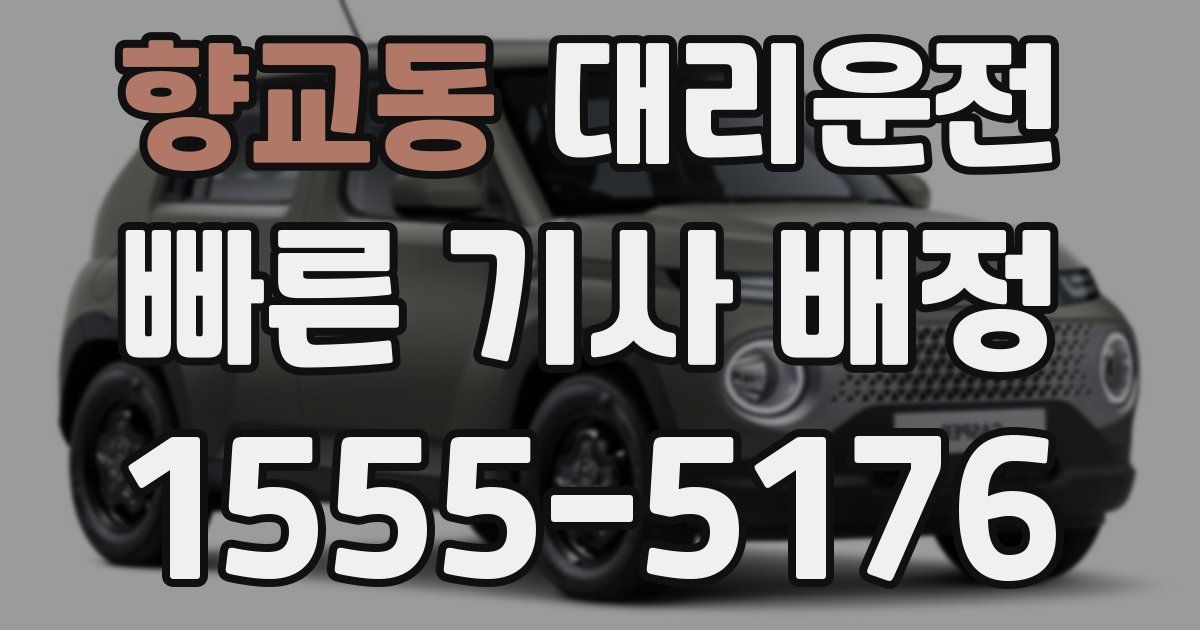일일대리기사