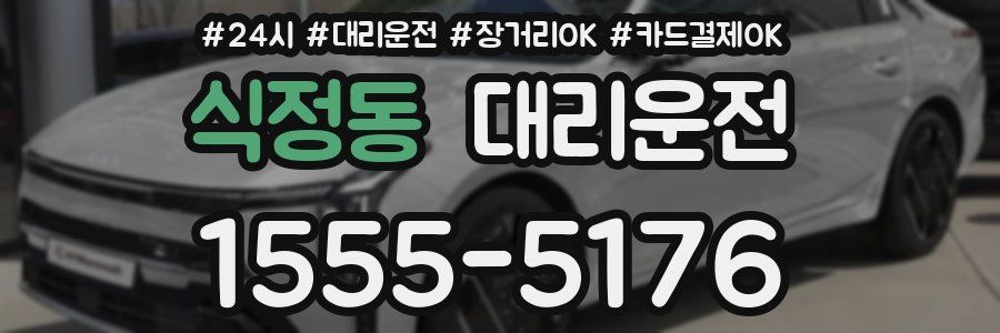 식정동 대리운전