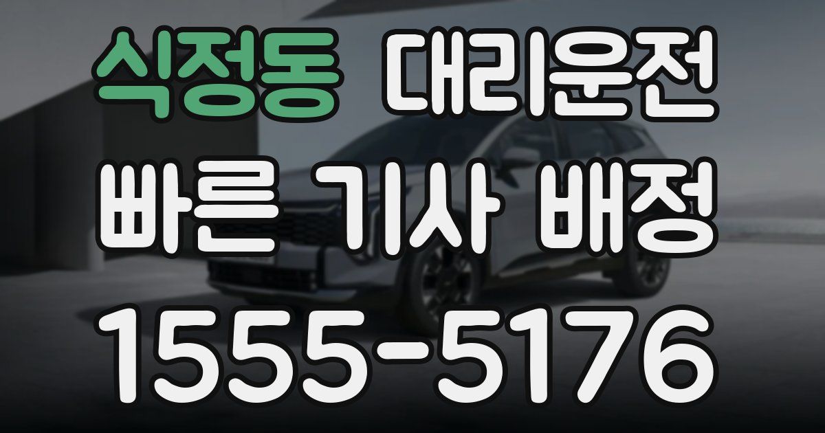일일대리기사