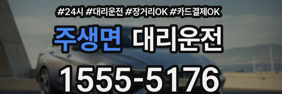 주생면 대리운전