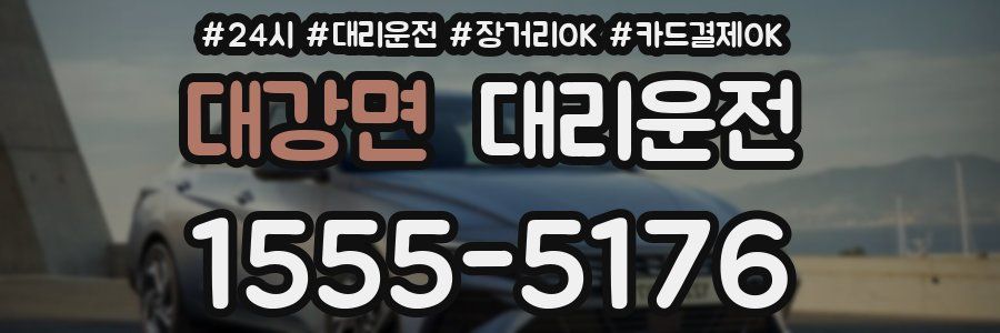 대강면 대리운전