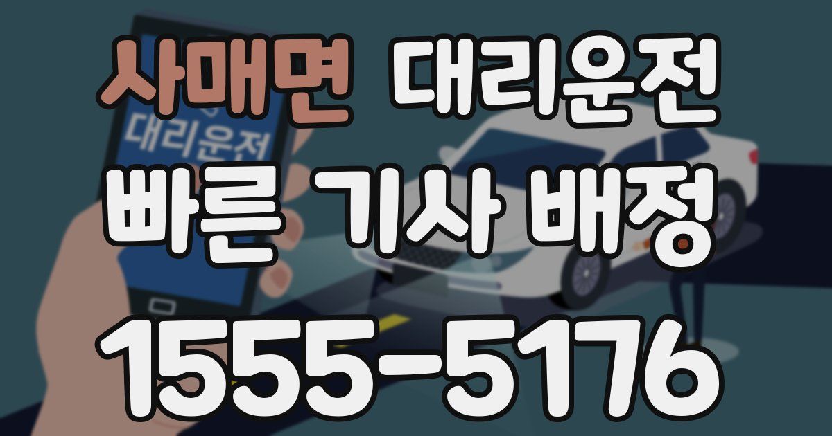 일일대리기사