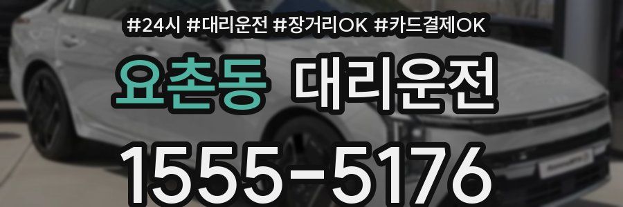요촌동 대리운전