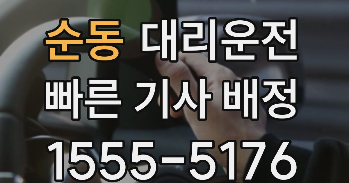 일일대리기사