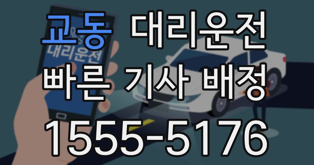 일일대리기사