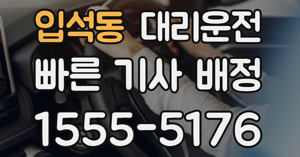 일일대리기사
