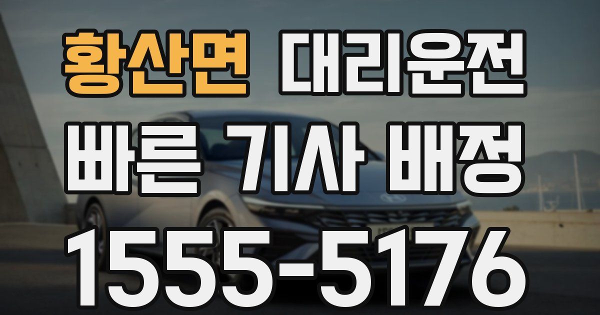 일일대리기사