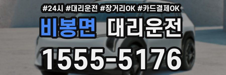 비봉면 대리운전