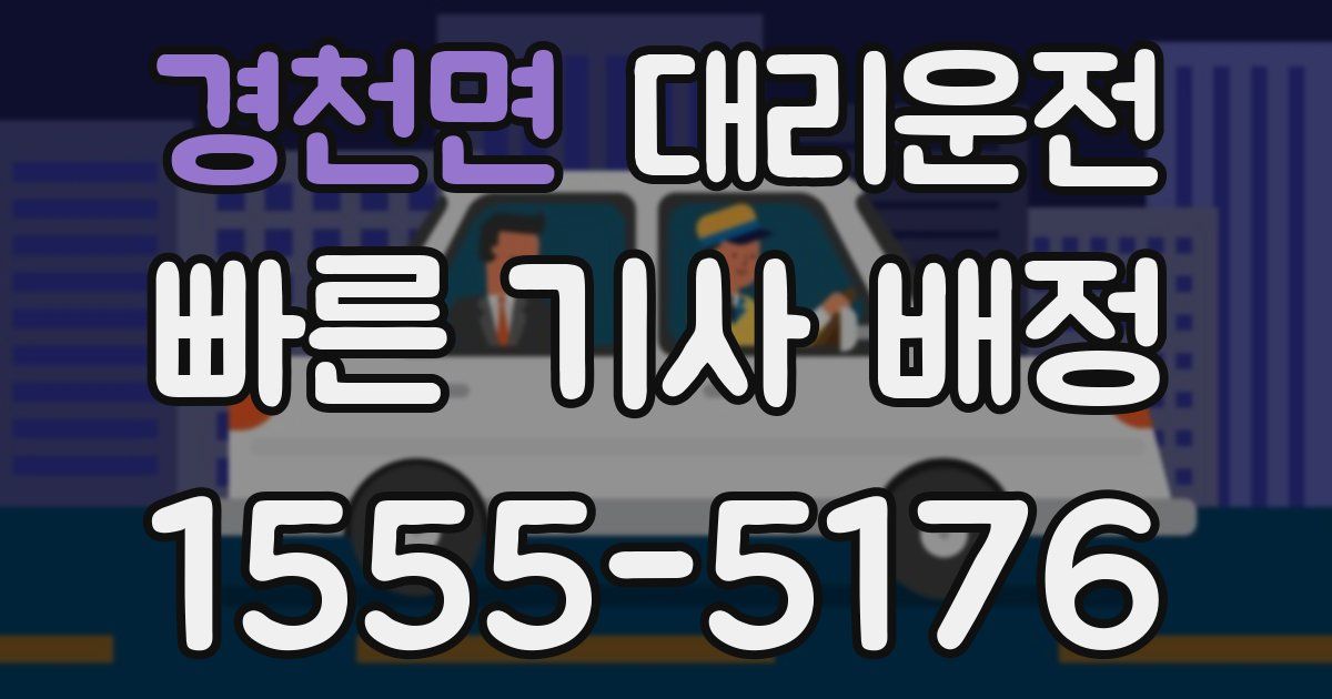 일일대리기사