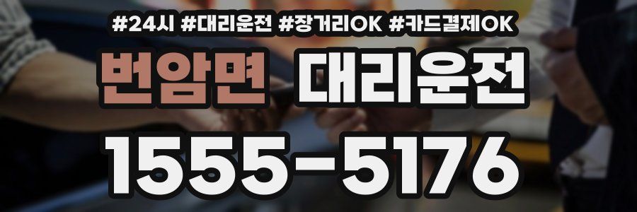 번암면 대리운전