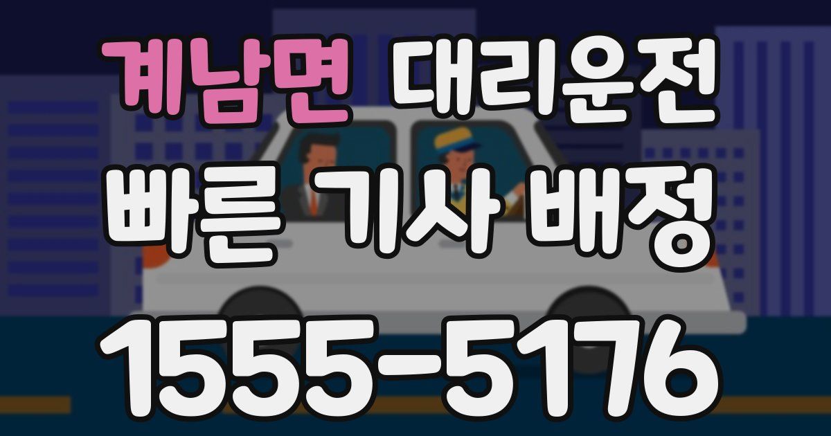 일일대리기사