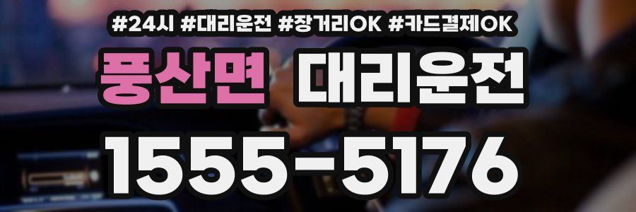 풍산면 대리운전