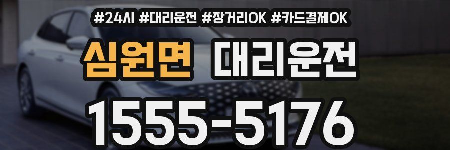 심원면 대리운전