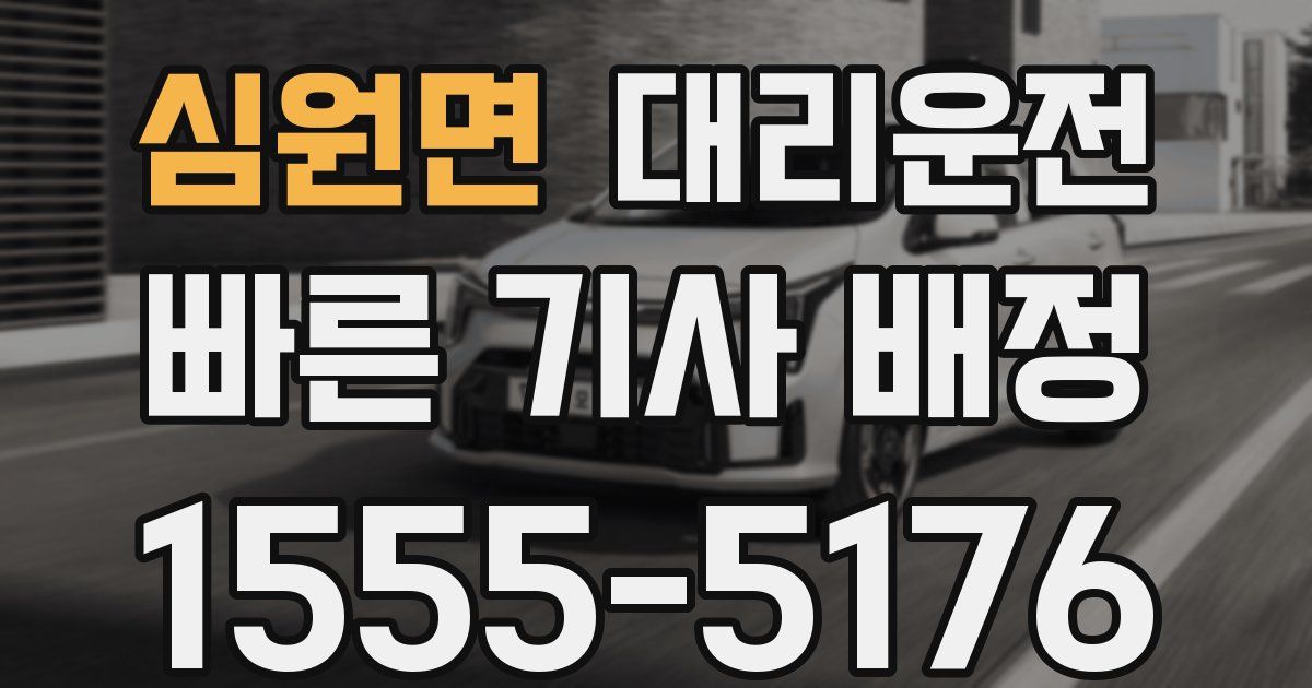 일일대리기사