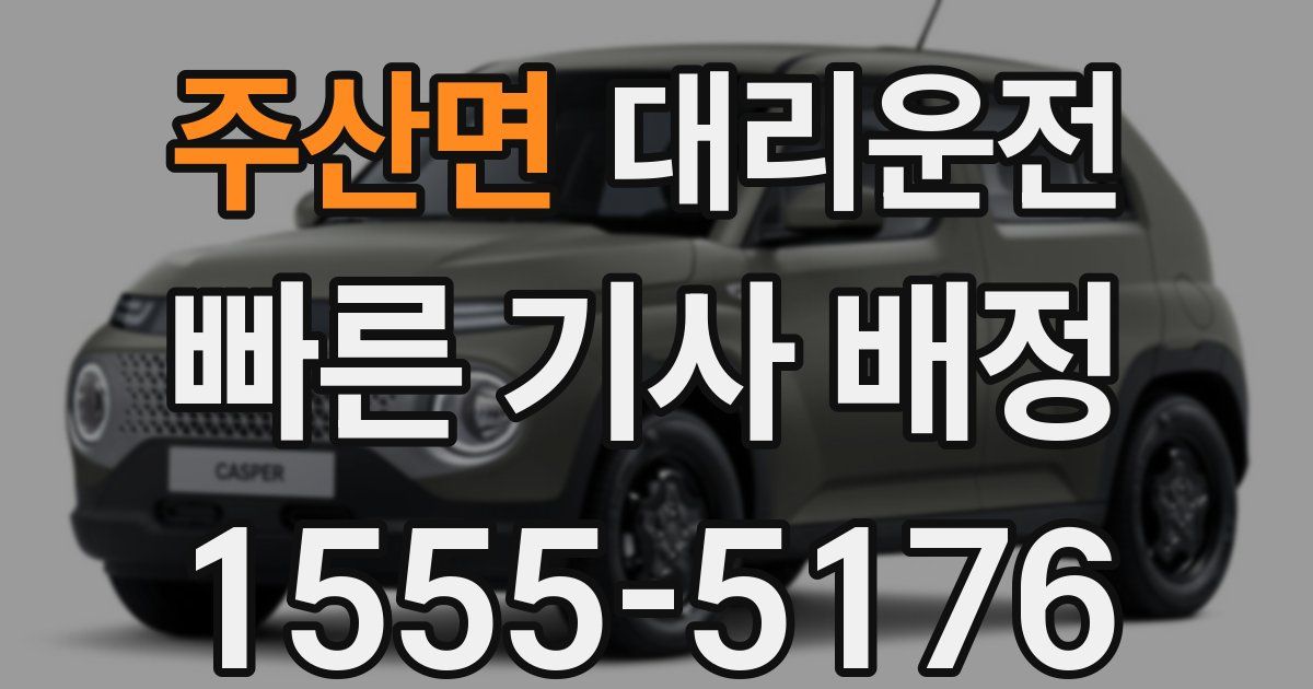 일일대리기사