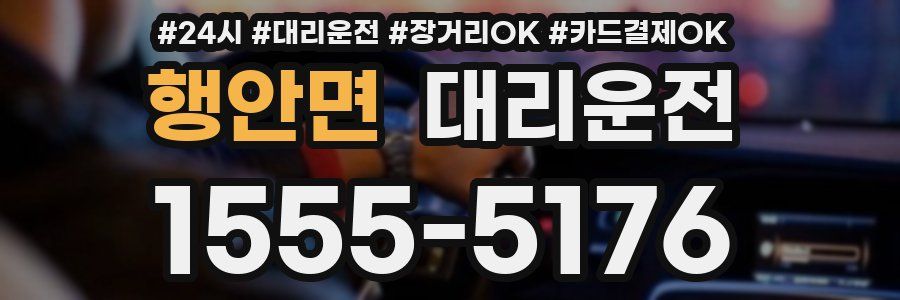 행안면 대리운전