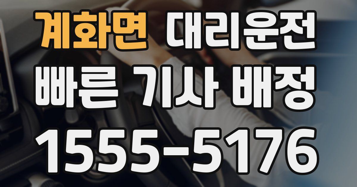 일일대리기사
