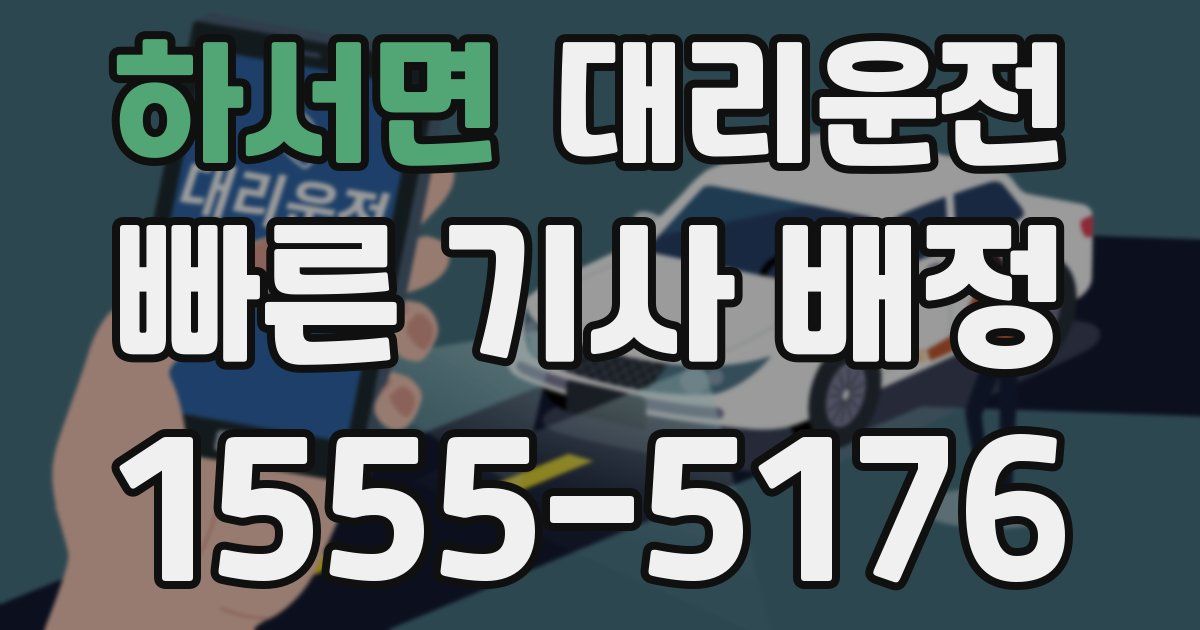 일일대리기사