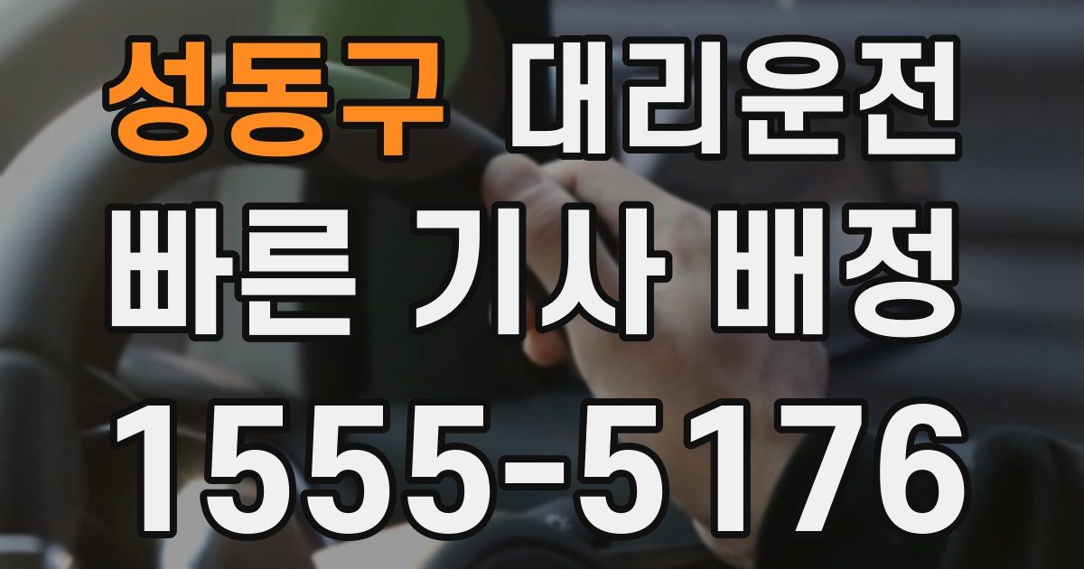 일일대리기사