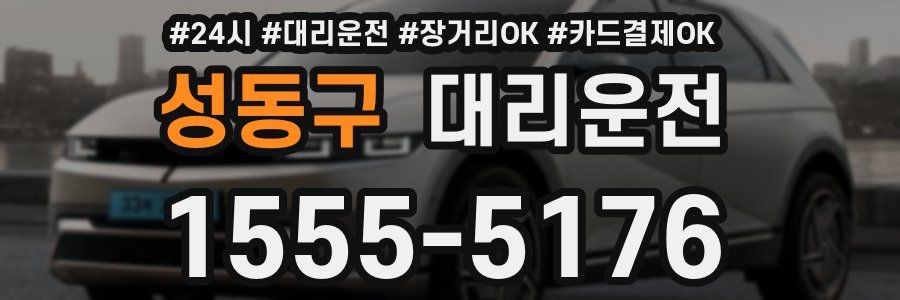 성동구 대리운전