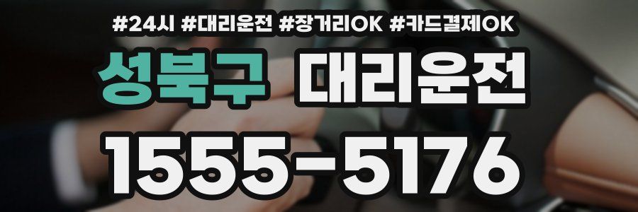 성북구 대리운전