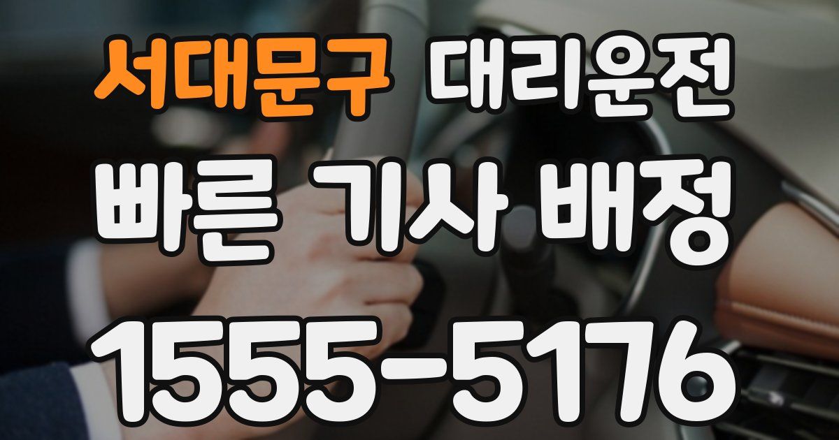 일일대리기사