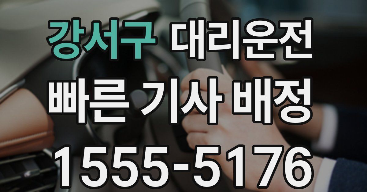 일일대리기사