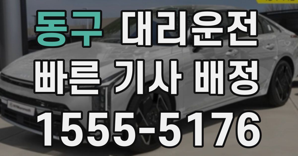 일일대리기사
