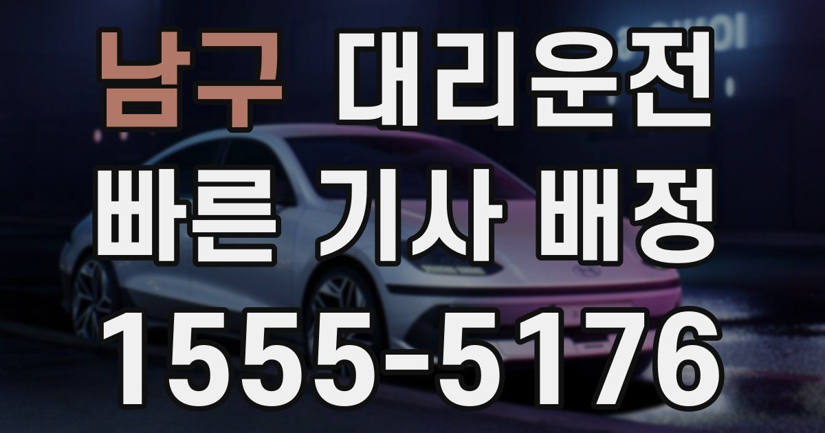 일일대리기사