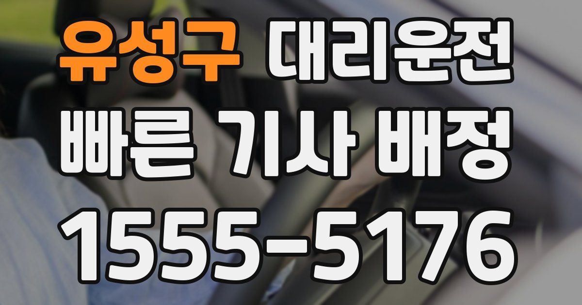 일일대리기사