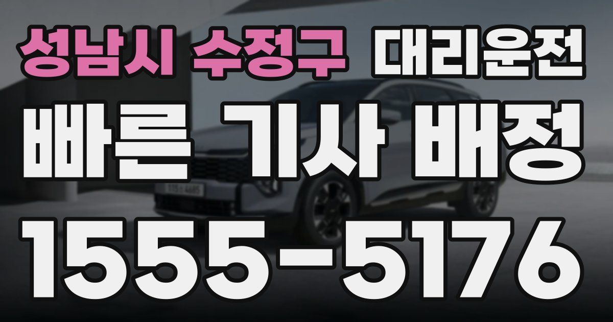 일일대리기사