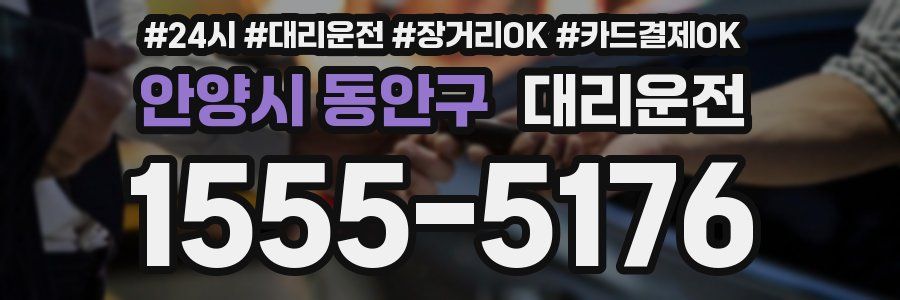 안양시 동안구 대리운전