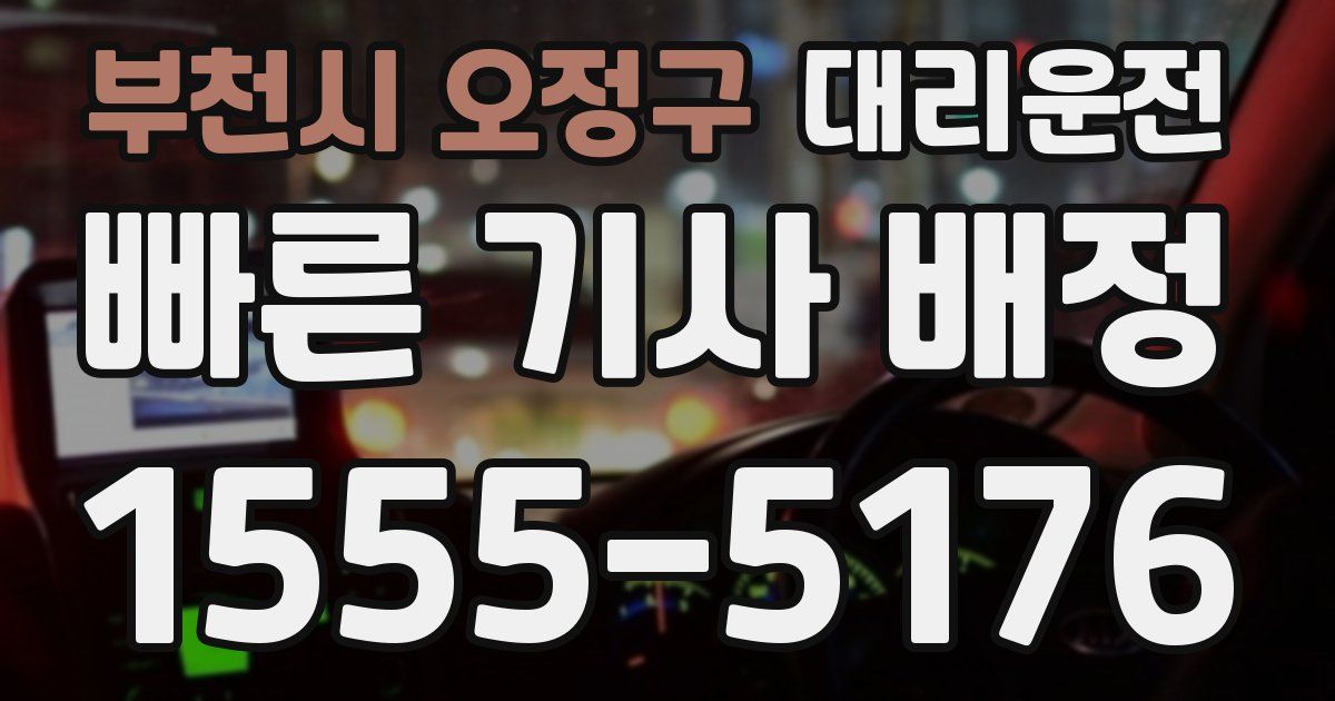 일일대리기사