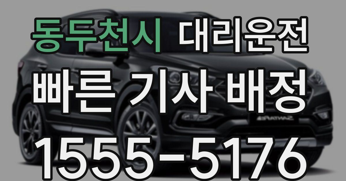 일일대리기사