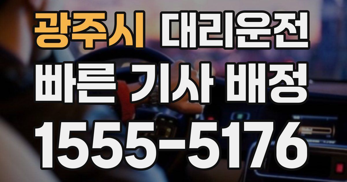 일일대리기사